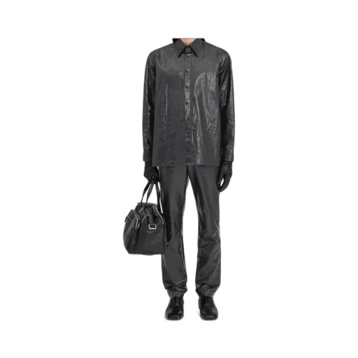 Mm6 Maison Margiela Shiny Coated Shirt
