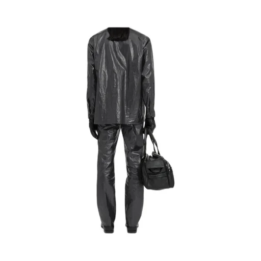 Mm6 Maison Margiela Shiny Coated Shirt