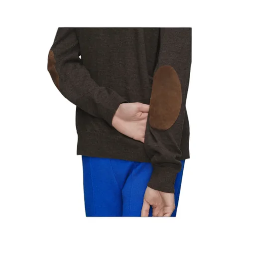 Elbow Patch Wool Cardigan