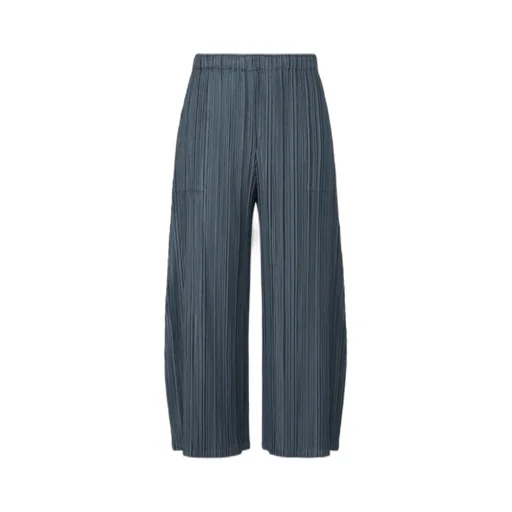Pleats Please Issey Miyake Elasticated Waistband Pleated Trousers