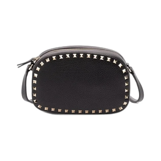 Mini Rockstud Leather Cross Body Bag