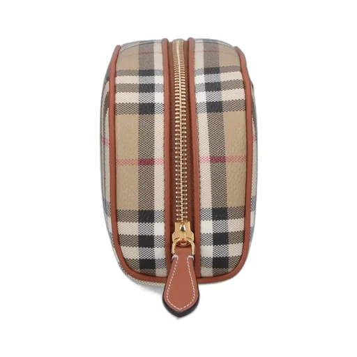 Small Check Travel Pouch