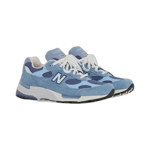 New Balance 992 Logo Patch Lace-Up Sneakers