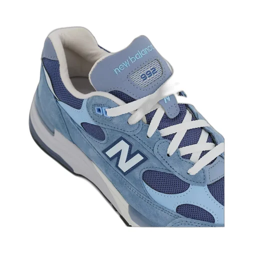 New Balance 992 Logo Patch Lace-Up Sneakers