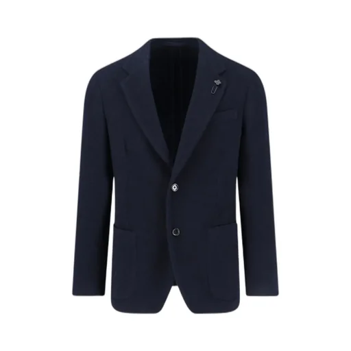 Single-Breasted Flower Pin Blazer