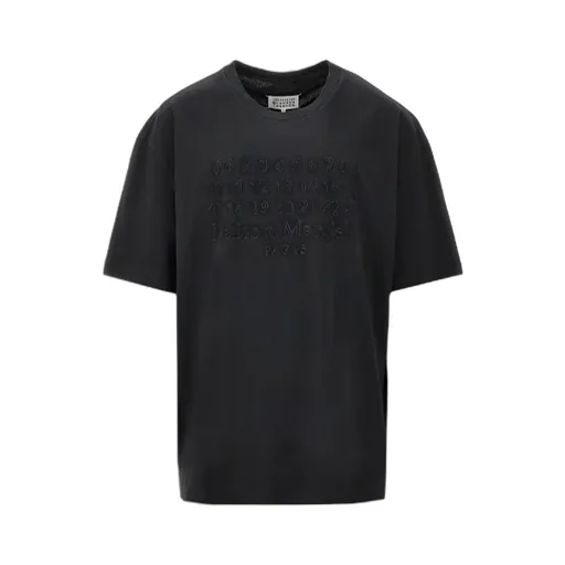 Maison Margiela Numbers-Motif Crewneck T-Shirt