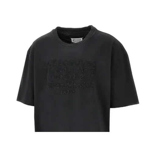 Maison Margiela Numbers-Motif Crewneck T-Shirt