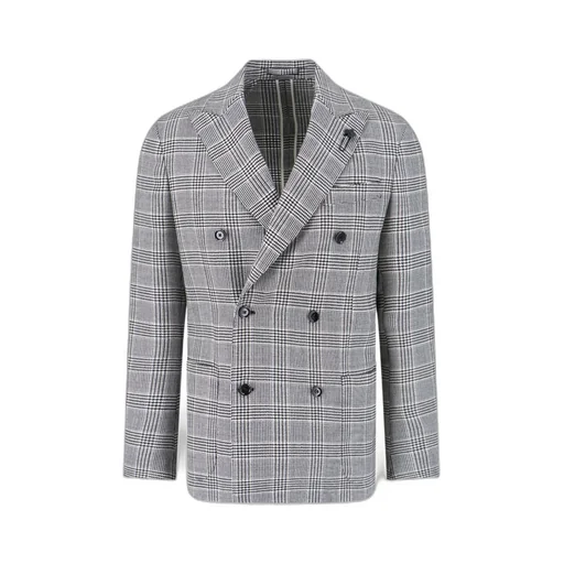 Lardini Double-Breasted Tailored Blazer