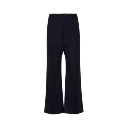 Marni Stitched Crease Flared Trousers