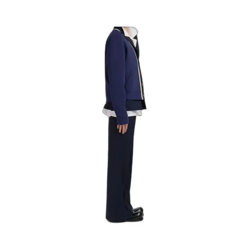 Marni Stitched Crease Flared Trousers