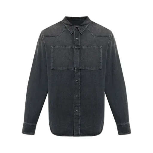 Mm6 Maison Margiela Long-Sleeved Denim Shirt