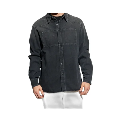 Mm6 Maison Margiela Long-Sleeved Denim Shirt