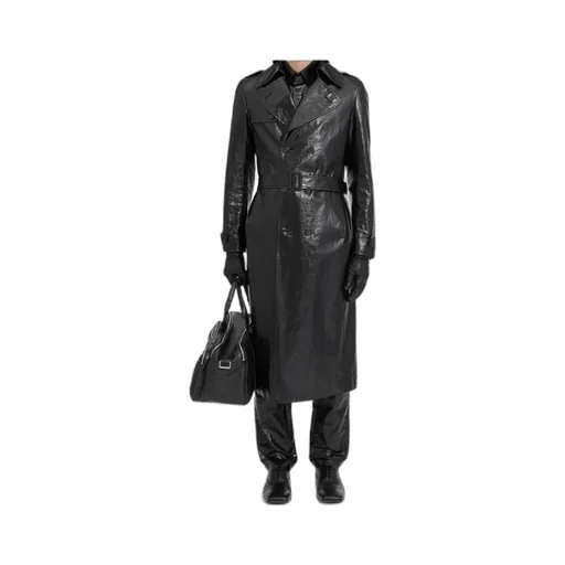 Shiny Linen Coat