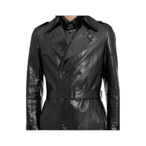 Shiny Linen Coat