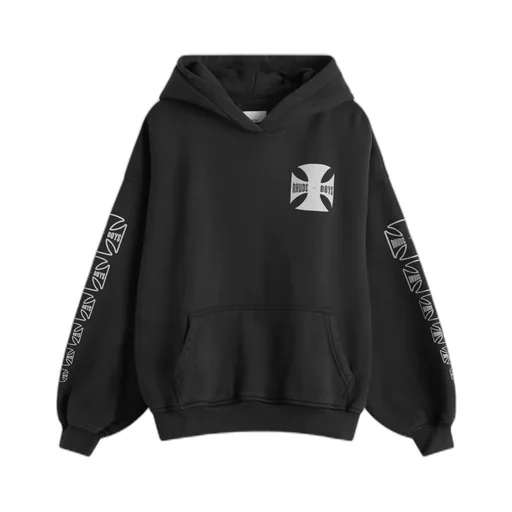 Rhude Logo-Printed Long Sleeved Hoodie
