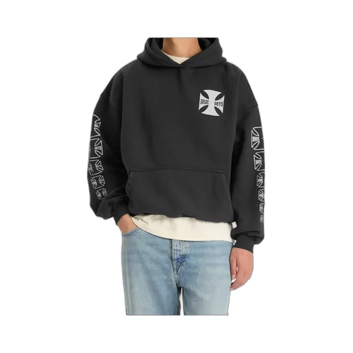 Rhude Logo-Printed Long Sleeved Hoodie