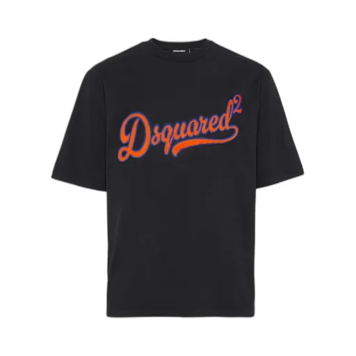 Dsquared2 Logo Patch Crewneck T-Shirt