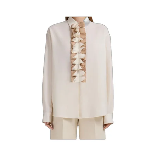 Marni Detachable Plastron Twill Shirt