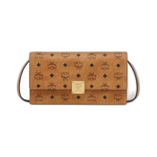 Monogram-Pattern Clutch Bag