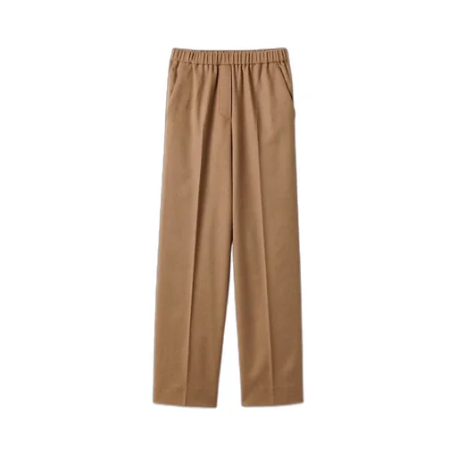 Camel Hair Drawstring Pants