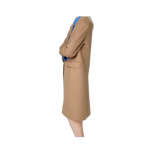 Miu Miu Single-Breasted Long Coat