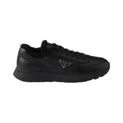 Prada Triangle-Logo Lace-Up Sneakers