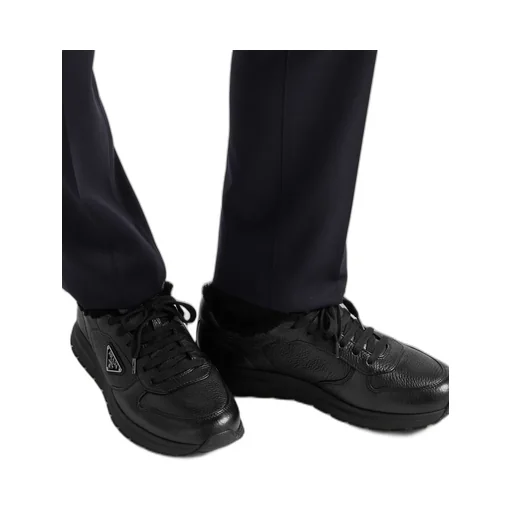 Prada Triangle-Logo Lace-Up Sneakers