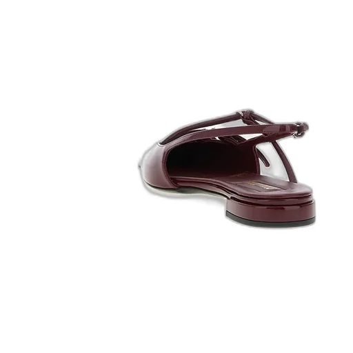 Miu Miu Pointed-Toe Slingback Ballerinas
