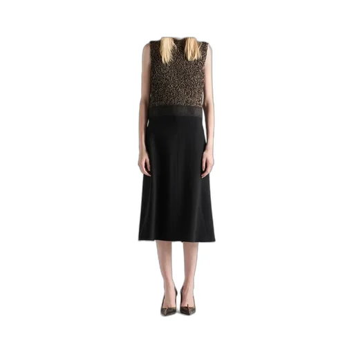 Prada Panelled Sleeveless Dress