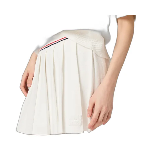 Miu Miu Short-Sleeved Knitted Polo Shirt
