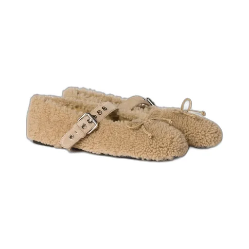 Miu Miu Bow-Detailed Ballerinas