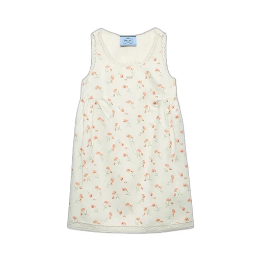 Prada Floral-Printed Sleeveless Dress