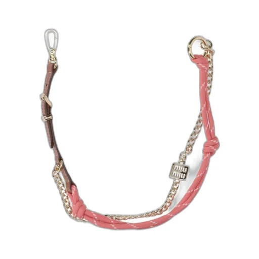 Miu Miu Logo-Engraved Chain-Linked Keyring