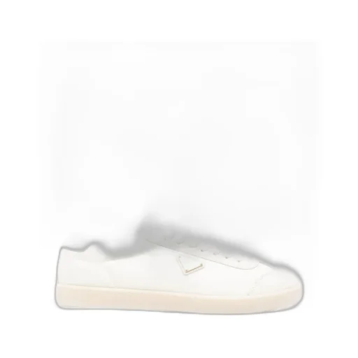 Prada Logo Plaque Lace-Up Sneakers