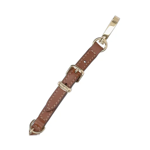 Miu Miu Logo-Engraved Chain-Linked Keyring