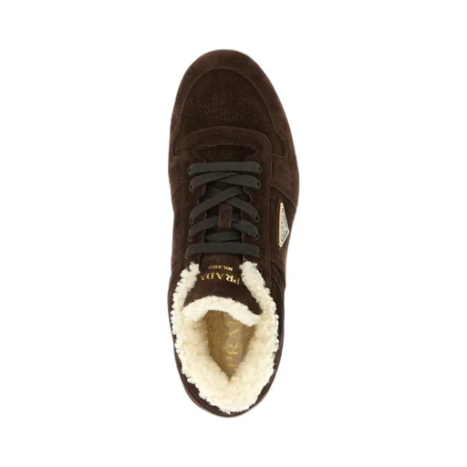 Prada Downtown Lace-Up Sneakers