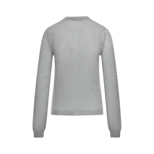 Miu Miu Crewneck Button-Up Cardigan