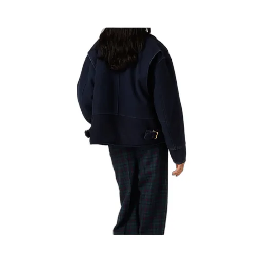 Washed Wool Cloth Blouson Jacket