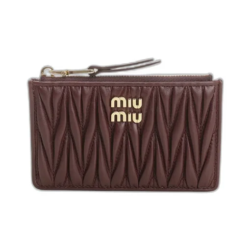 Miu Miu Matelass Zipped Wallet