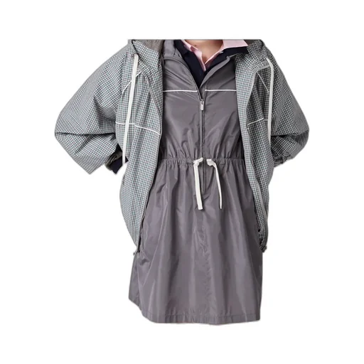 Miu Miu Checked Drawstring Jacket