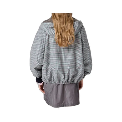 Miu Miu Checked Drawstring Jacket