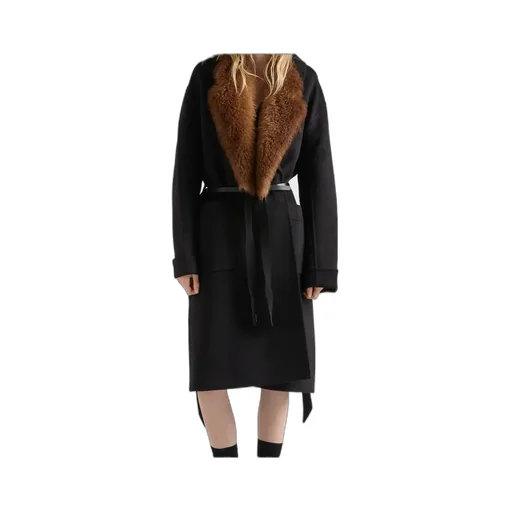 Prada Belted Long Coat