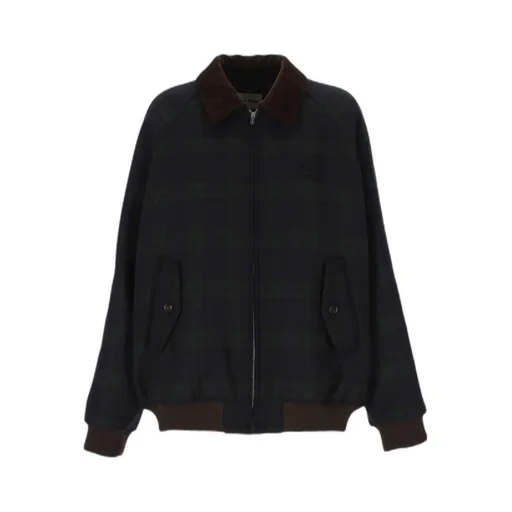 Checked Twill Blouson Jacket