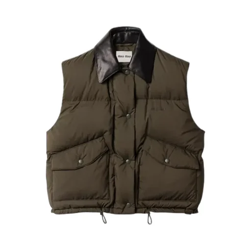 Technical Pongé Down Vest