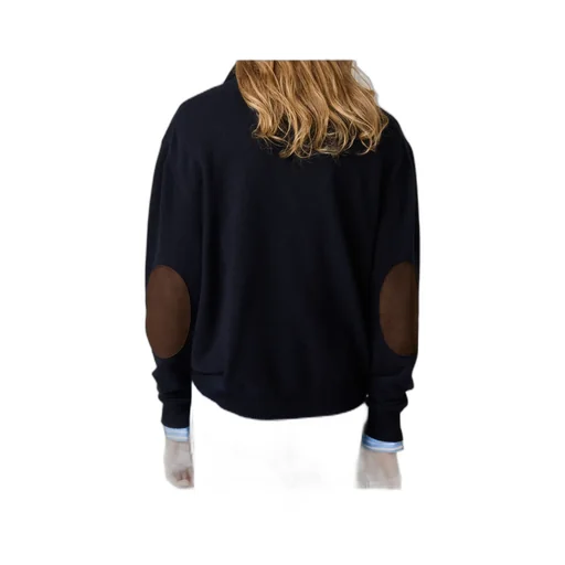 Miu Miu Half-Zipped Knitted Jumper