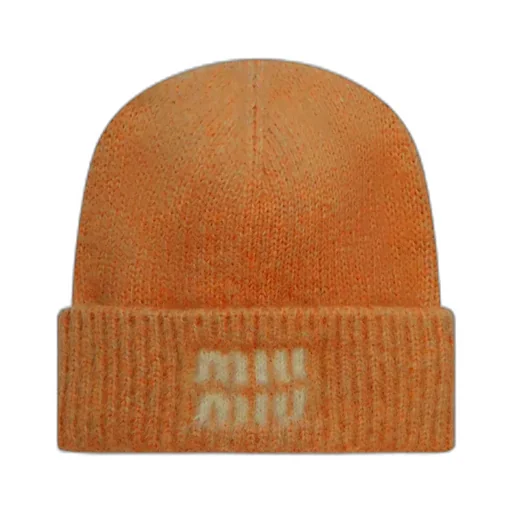 Miu Miu Logo-Intarsia Beanie