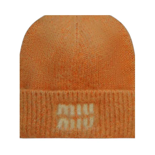 Miu Miu Logo-Intarsia Beanie