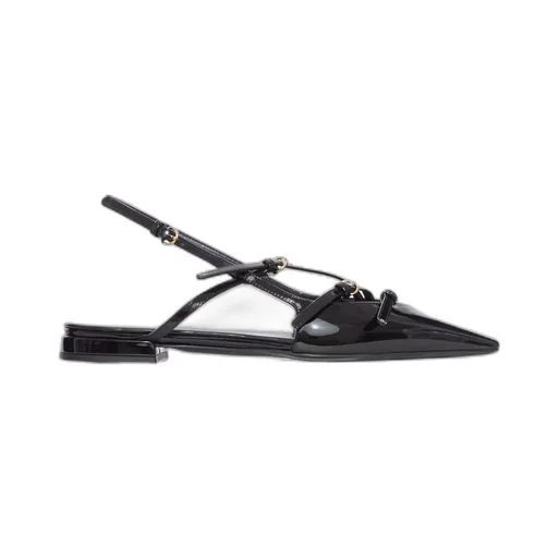 Miu Miu Pointed-Toe Slingback Ballerinas
