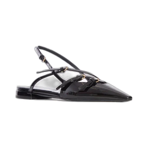 Miu Miu Pointed-Toe Slingback Ballerinas