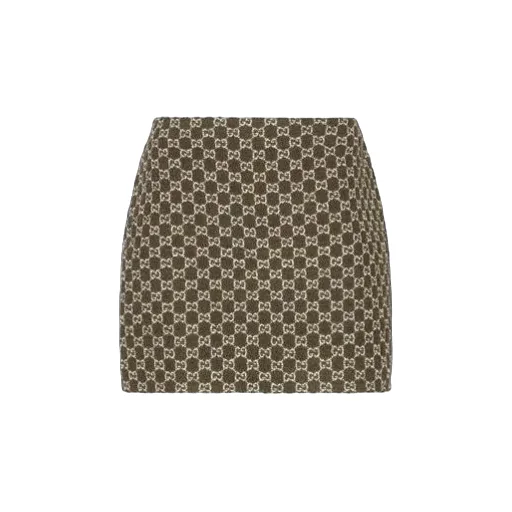 Gg Cotton Boucl Mini Skirt